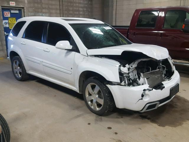 2CNDL037096211071 - 2009 CHEVROLET EQUINOX SP WHITE photo 1