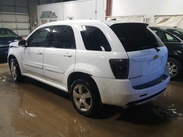 2CNDL037096211071 - 2009 CHEVROLET EQUINOX SP WHITE photo 3