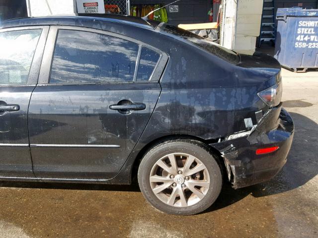 JM1BK32G581785250 - 2008 MAZDA 3 I BLACK photo 9