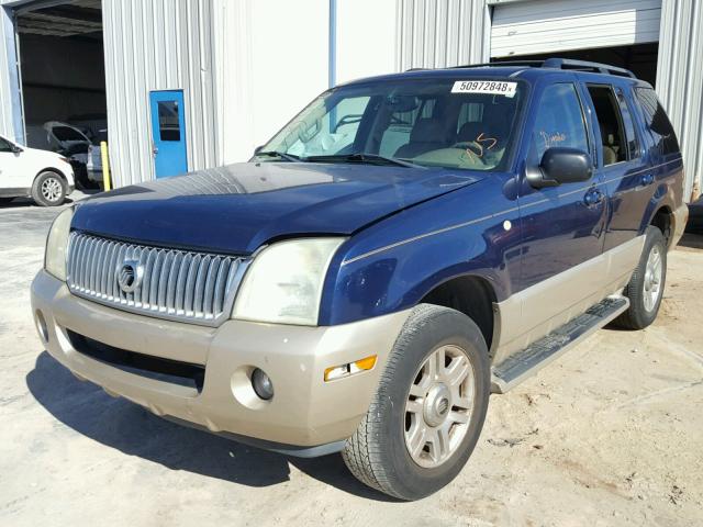 4M2ZU86WX4UJ13517 - 2004 MERCURY MOUNTAINEE BLUE photo 2