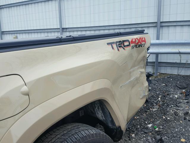 3TMCZ5AN5HM121139 - 2017 TOYOTA TACOMA DOU BROWN photo 9