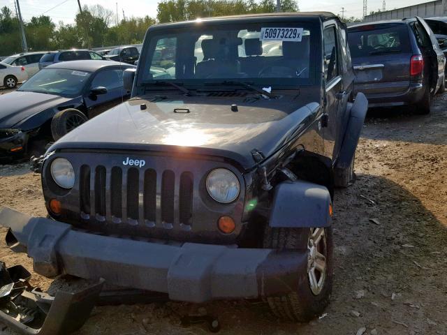 1J4FA24188L624784 - 2008 JEEP WRANGLER X BLACK photo 2