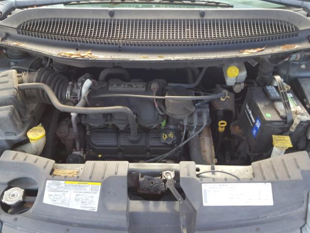 1D4GP45R35B405521 - 2005 DODGE CARAVAN SX GRAY photo 7