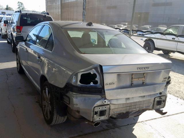 YV1AH852171043167 - 2007 VOLVO S80 V8 SILVER photo 3