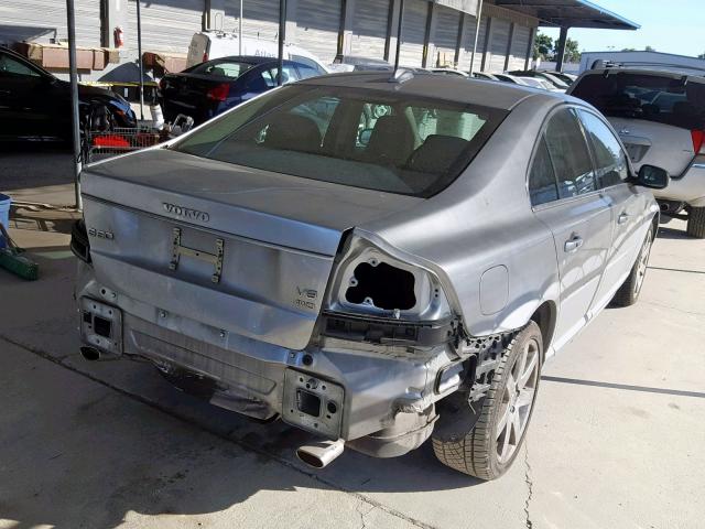 YV1AH852171043167 - 2007 VOLVO S80 V8 SILVER photo 4