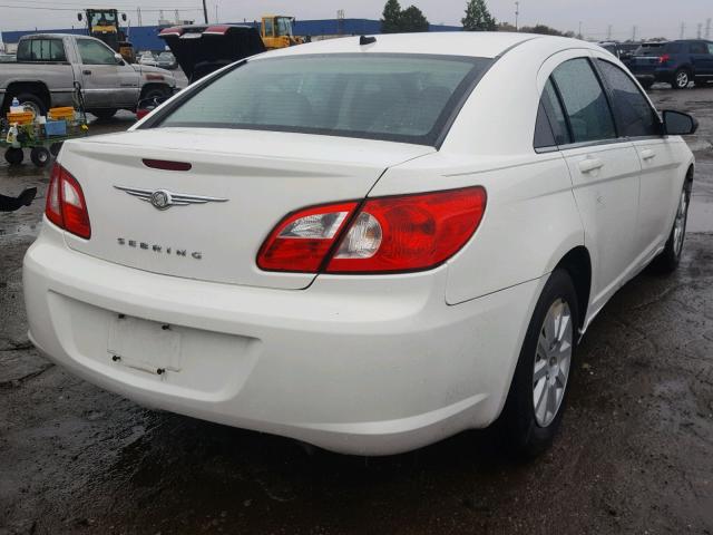 1C3LC46RX8N218452 - 2008 CHRYSLER SEBRING LX WHITE photo 4