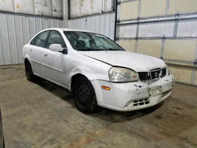 KL5JD52Z74K947022 - 2004 SUZUKI FORENZA S WHITE photo 1