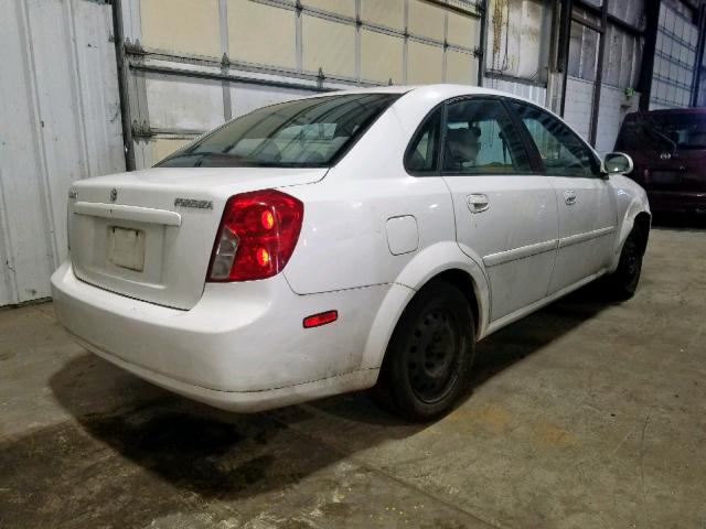 KL5JD52Z74K947022 - 2004 SUZUKI FORENZA S WHITE photo 4