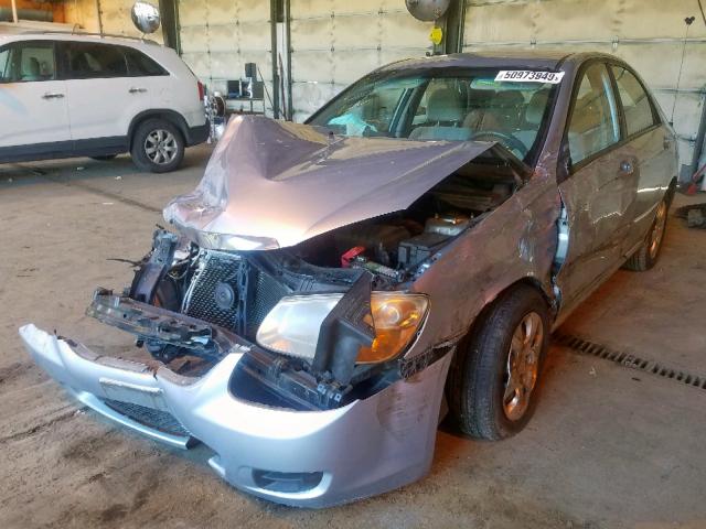 KNAFE121085552598 - 2008 KIA SPECTRA EX SILVER photo 2