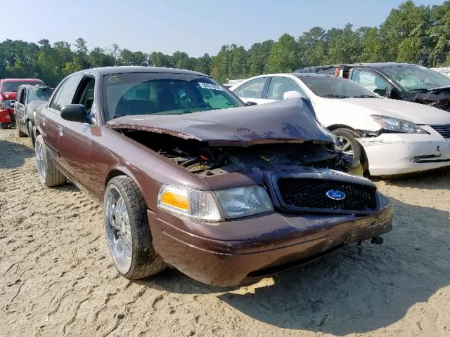 2FAHP71V08X180522 - 2008 FORD CROWN VICT BROWN photo 1