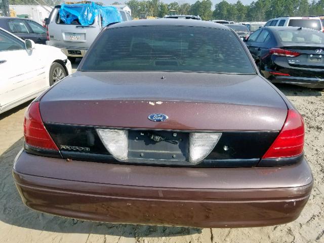 2FAHP71V08X180522 - 2008 FORD CROWN VICT BROWN photo 9