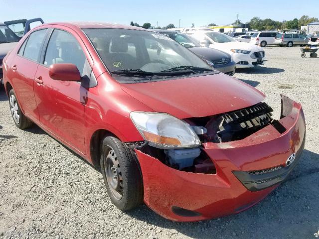 JTDBT923381276397 - 2008 TOYOTA YARIS RED photo 1