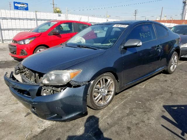 JTKDE177750020435 - 2005 TOYOTA SCION TC შავი ფოტო 2