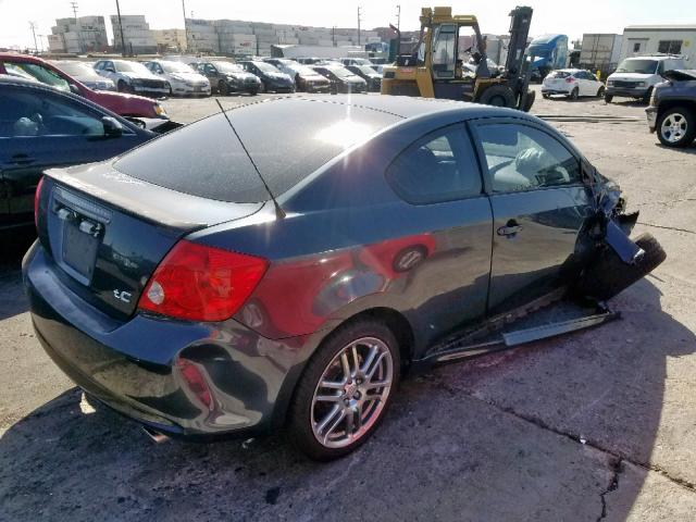 JTKDE177750020435 - 2005 TOYOTA SCION TC შავი ფოტო 4