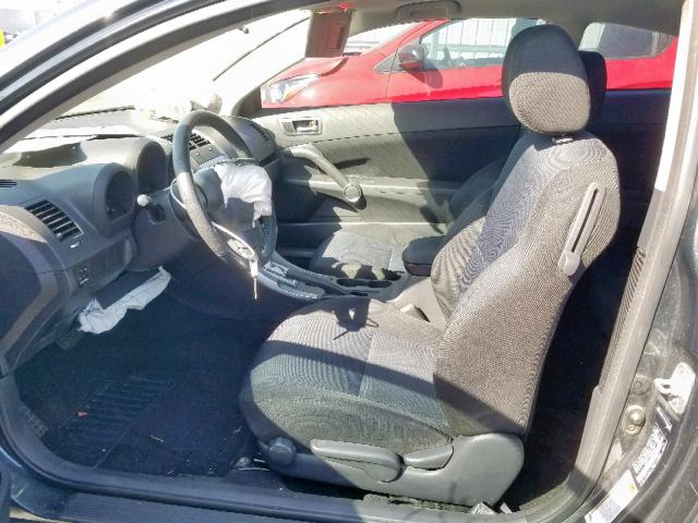 JTKDE177750020435 - 2005 TOYOTA SCION TC შავი ფოტო 5