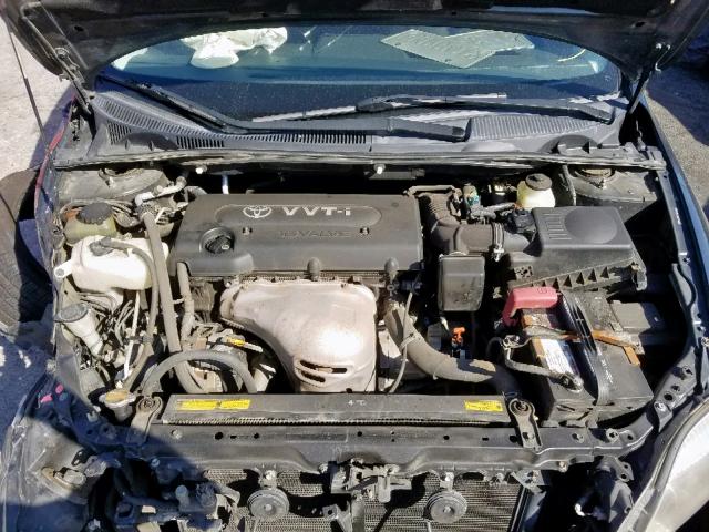 JTKDE177750020435 - 2005 TOYOTA SCION TC შავი ფოტო 7