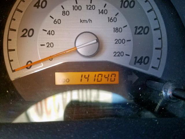 JTKDE177750020435 - 2005 TOYOTA SCION TC შავი ფოტო 8