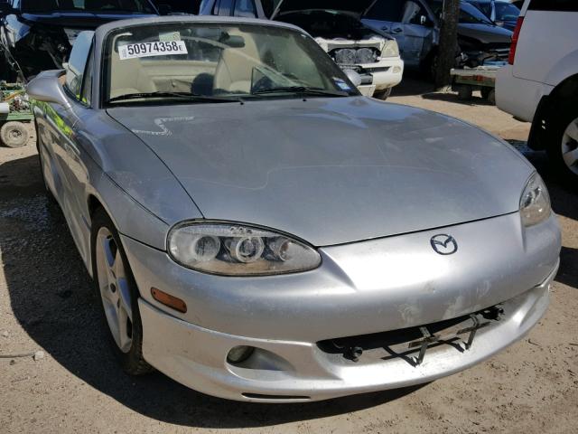 JM1NB353730304306 - 2003 MAZDA MX-5 MIATA SILVER photo 1