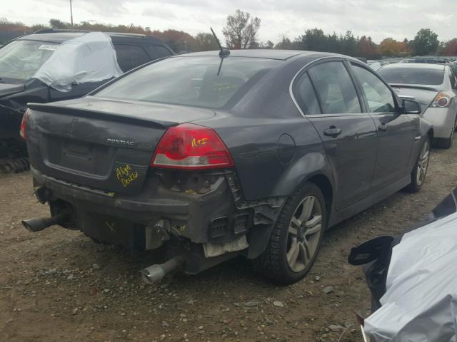 6G2ER57729L190768 - 2009 PONTIAC G8 GRAY photo 4