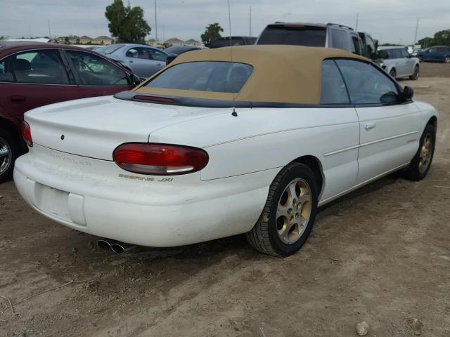 3C3EL55H2XT551525 - 1999 CHRYSLER SEBRING JX WHITE photo 4