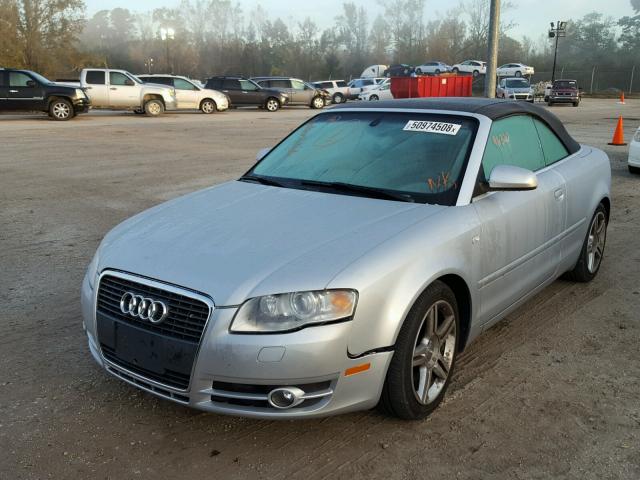 WAUAF48H07K027389 - 2007 AUDI A4 2.0T CA SILVER photo 2