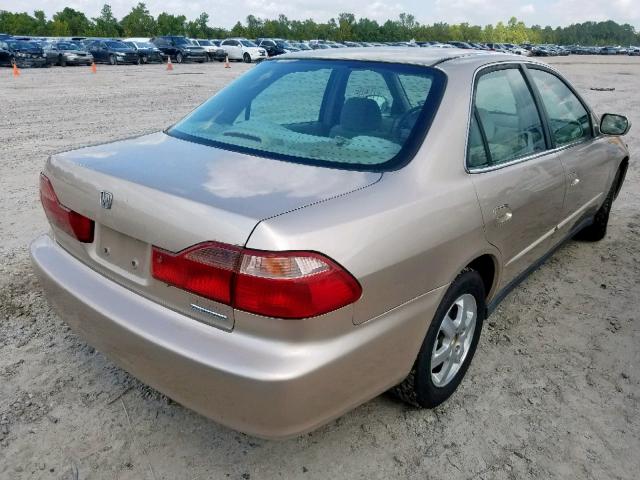 1HGCG5678YA071769 - 2000 HONDA ACCORD SE TAN photo 4