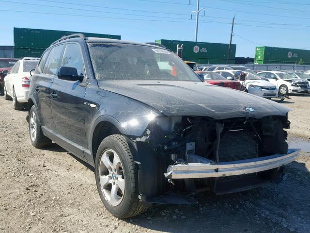 WBXPC93487WF11591 - 2007 BMW X3 3.0SI BLACK photo 1