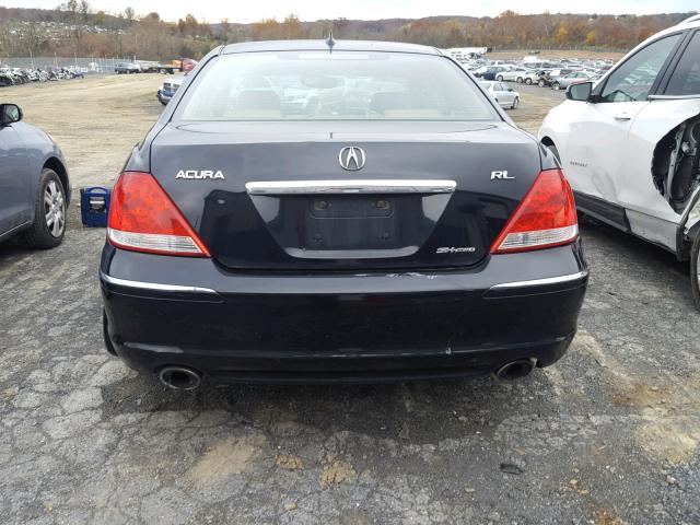 JH4KB16546C005400 - 2006 ACURA RL BLACK photo 10