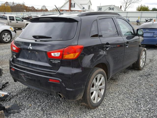 JA4AR4AU9CZ003847 - 2012 MITSUBISHI OUTLANDER BLACK photo 4