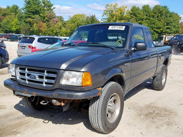 1FTZR15E44PB21733 - 2004 FORD RANGER SUP GRAY photo 2