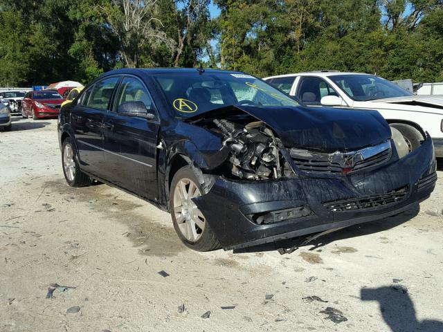 1G8ZS57N38F132575 - 2008 SATURN AURA XE BLACK photo 1