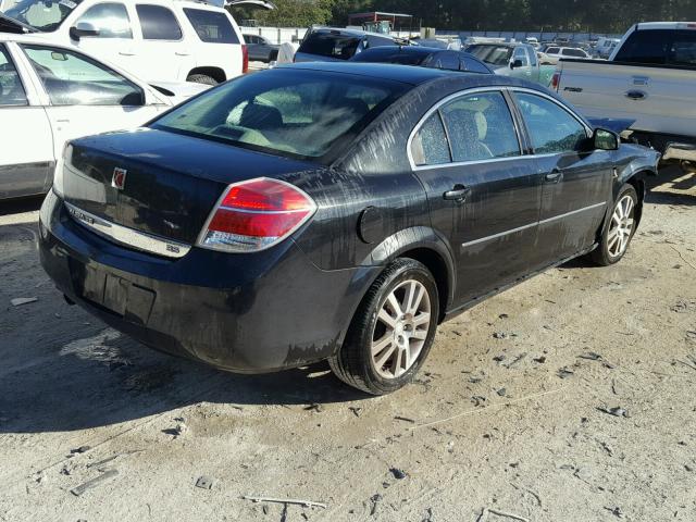 1G8ZS57N38F132575 - 2008 SATURN AURA XE BLACK photo 4