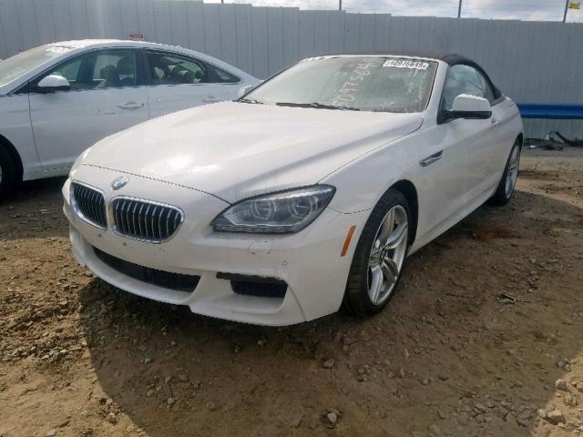 WBAYP5C5XEDZ27961 - 2014 BMW 640 XI WHITE photo 2