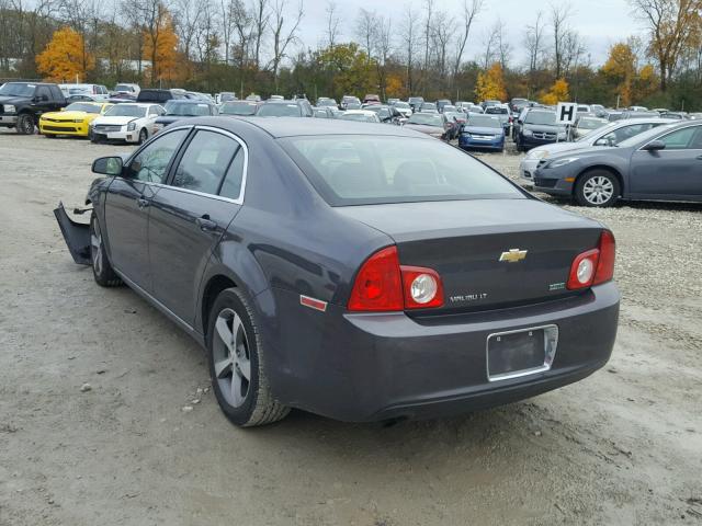 1G1ZC5EU3BF146568 - 2011 CHEVROLET MALIBU 1LT GRAY photo 3