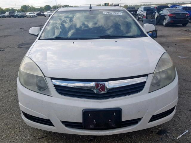 1G8ZV57787F262214 - 2007 SATURN AURA XR WHITE photo 9