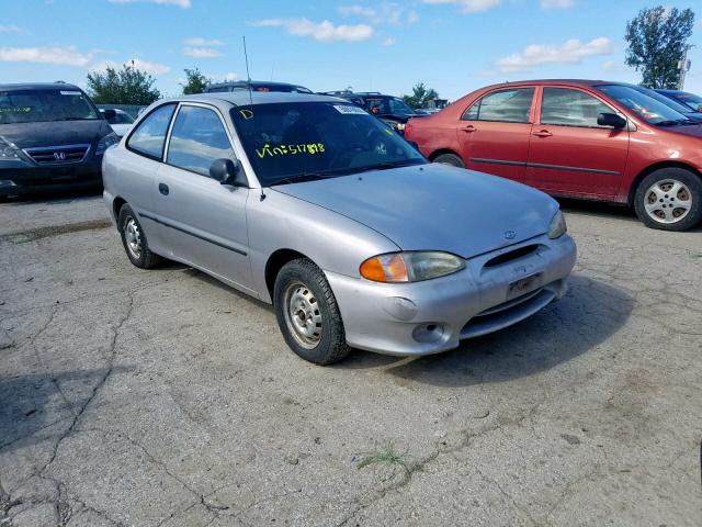 KMHVD14N0XU517898 - 1999 HYUNDAI ACCENT L SILVER photo 1