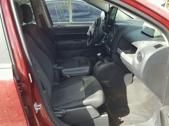 1C4NJCBB1ED694362 - 2014 JEEP COMPASS SP RED photo 5