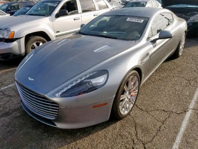 SCFHDDAT6EGF03767 - 2014 ASTON MARTIN RAPIDE GRAY photo 2