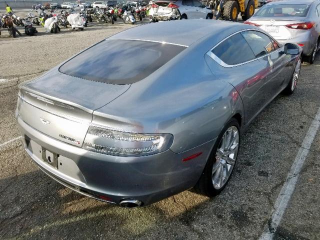 SCFHDDAT6EGF03767 - 2014 ASTON MARTIN RAPIDE GRAY photo 4