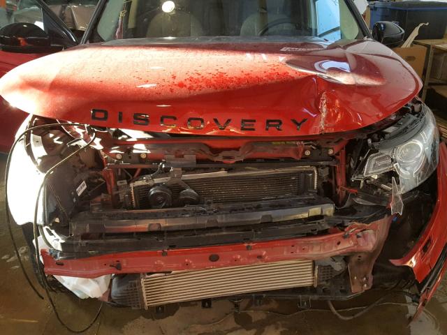 SALCR2BG7GH567657 - 2016 LAND ROVER DISCOVERY RED photo 9