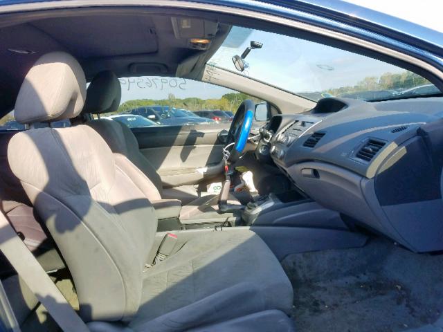 2HGFG11836H503253 - 2006 HONDA CIVIC EX BLUE photo 5