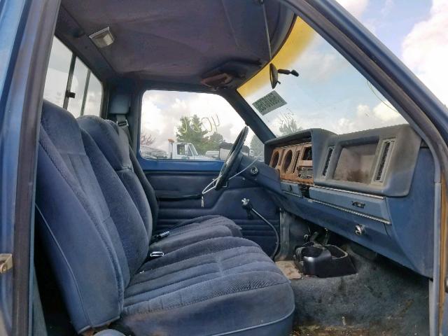 1FTBR10A0HUB53768 - 1987 FORD RANGER BLUE photo 5