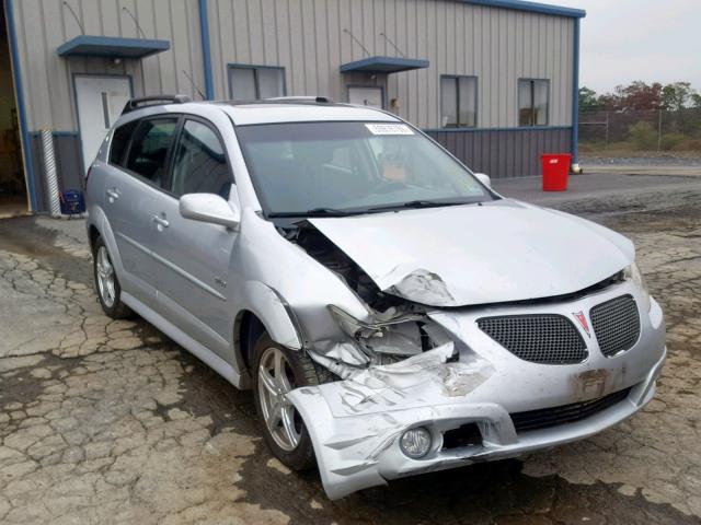 5Y2SL658X7Z436751 - 2007 PONTIAC VIBE SILVER photo 1