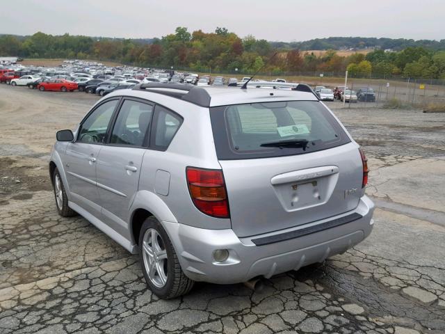 5Y2SL658X7Z436751 - 2007 PONTIAC VIBE SILVER photo 3