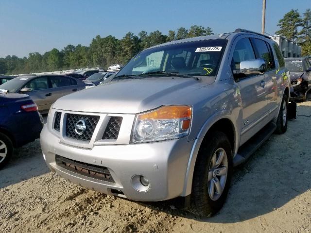 5N1BA08D88N600269 - 2008 NISSAN ARMADA SE SILVER photo 2