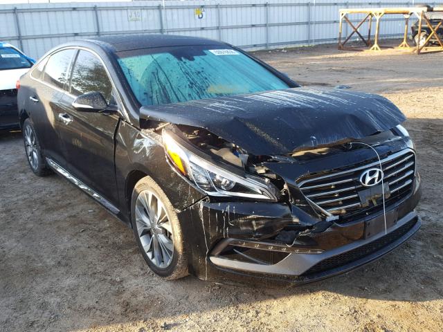 5NPE34AB7FH117106 - 2015 HYUNDAI SONATA SPO BLACK photo 1