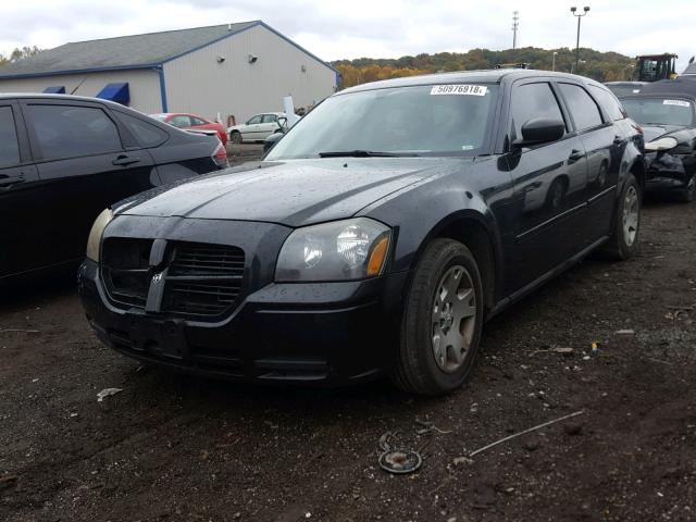 2D4FV48T35H513461 - 2005 DODGE MAGNUM SE BLACK photo 2