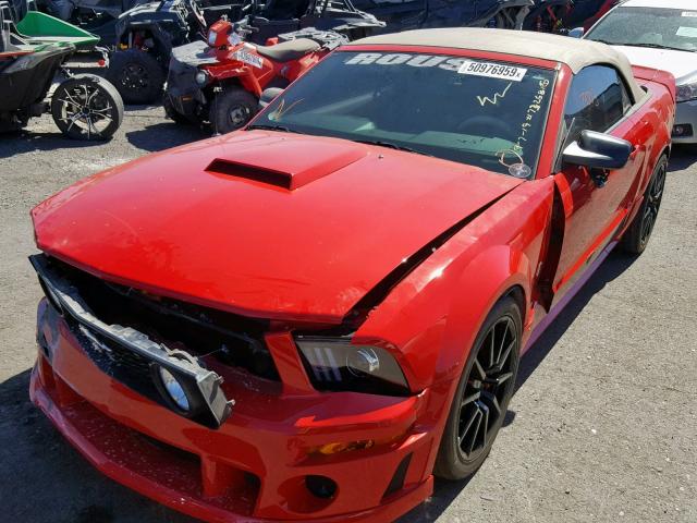 1ZVFT85H755202985 - 2005 FORD MUSTANG GT RED photo 2