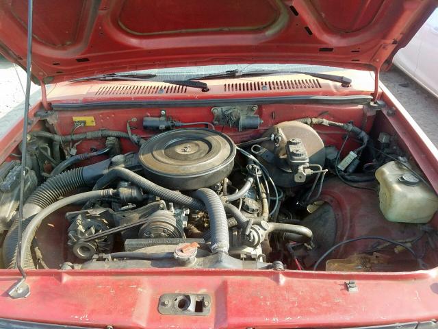 1B7FL26X2LS764085 - 1990 DODGE DAKOTA RED photo 7