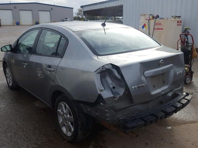 3N1AB61E67L641181 - 2007 NISSAN SENTRA 2.0 SILVER photo 3